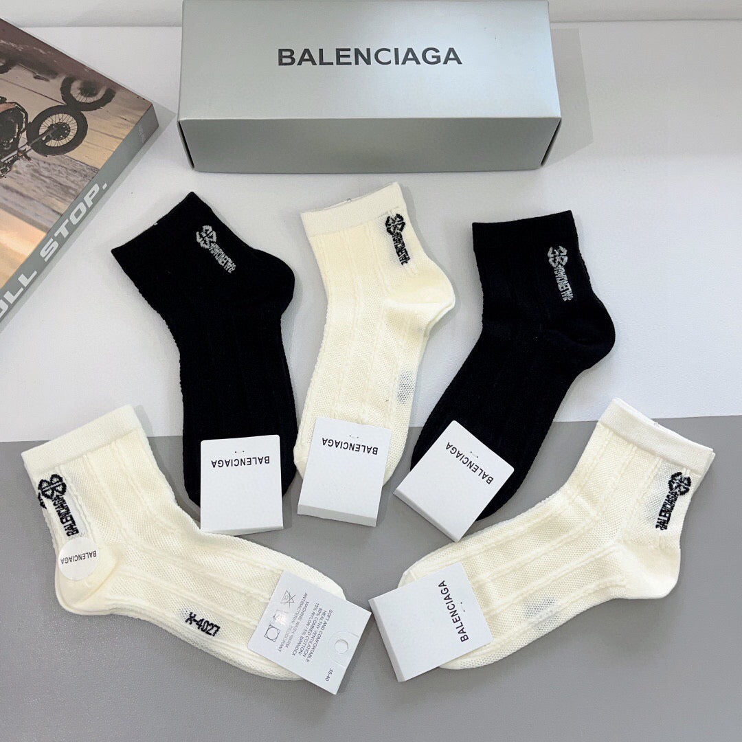 BALENCIAGA 26S ANKLE SOCKS 247838 (1 BOX)