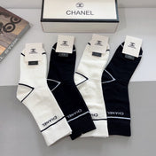 CHANEL 26S CREW SOCKS 407145 (1 BOX)