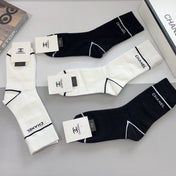 CHANEL 26S CREW SOCKS 407145 (1 BOX)