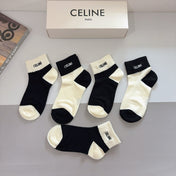 CELINE 26S ANKLE SOCKS 408684 (1 BOX)