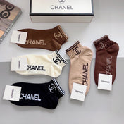 CHANEL 26S ANKLE SOCKS 410348 (1 BOX)
