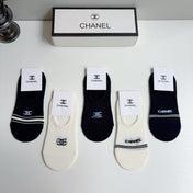 CHANEL 26S NO-SHOW SOCKS 412412 (1 BOX)
