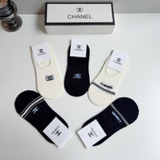 CHANEL 26S NO-SHOW SOCKS 412412 (1 BOX)