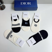 DIOR 26S NO-SHOW SOCKS 413893 (1 BOX)