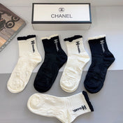 CHANEL 26S ANKLE SOCKS 405348 (1 BOX)