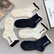 CHANEL 26S ANKLE SOCKS 405348 (1 BOX)