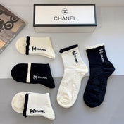 CHANEL 26S ANKLE SOCKS 405348 (1 BOX)