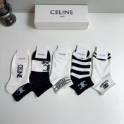 CELINE 26S ANKLE SOCKS 407151 (1 BOX)
