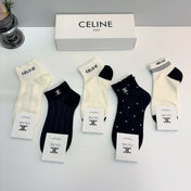 CELINE 26S ANKLE SOCKS 405314 (1 BOX)