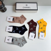 CHANEL 26S ANKLE SOCKS 395165 (1 BOX)