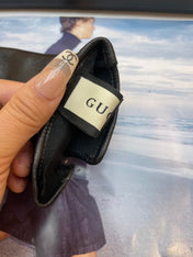 FINGERLESS GLOVES WITH HORSEBIT IN BLACK LAMBSKIN 463853