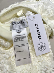 CC BIKINI SWIMSUIT SET IN WHITE LACE FABRIC 613726