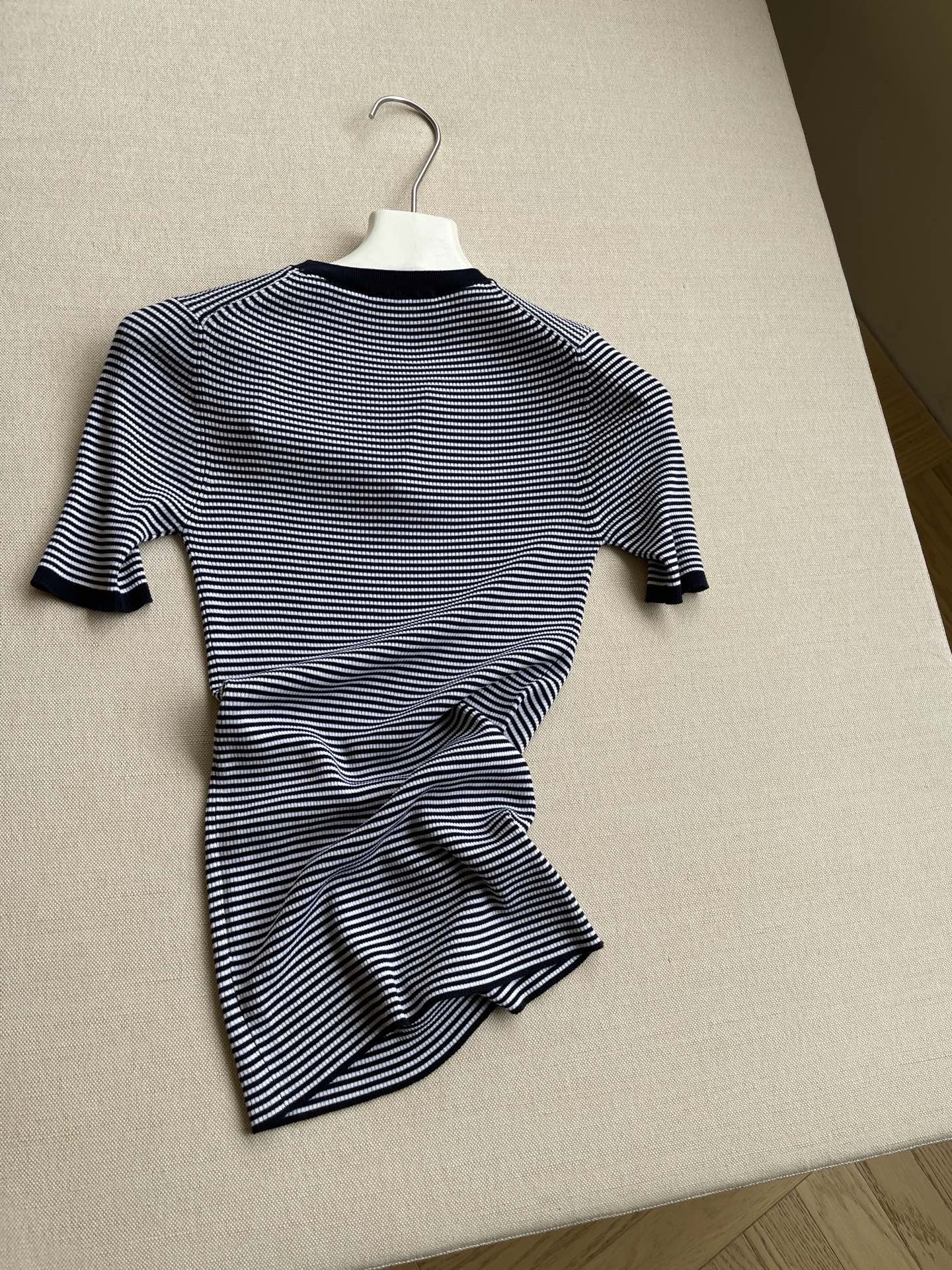 PRADA 26S SHORT-SLEEVE KNIT TOP 1003