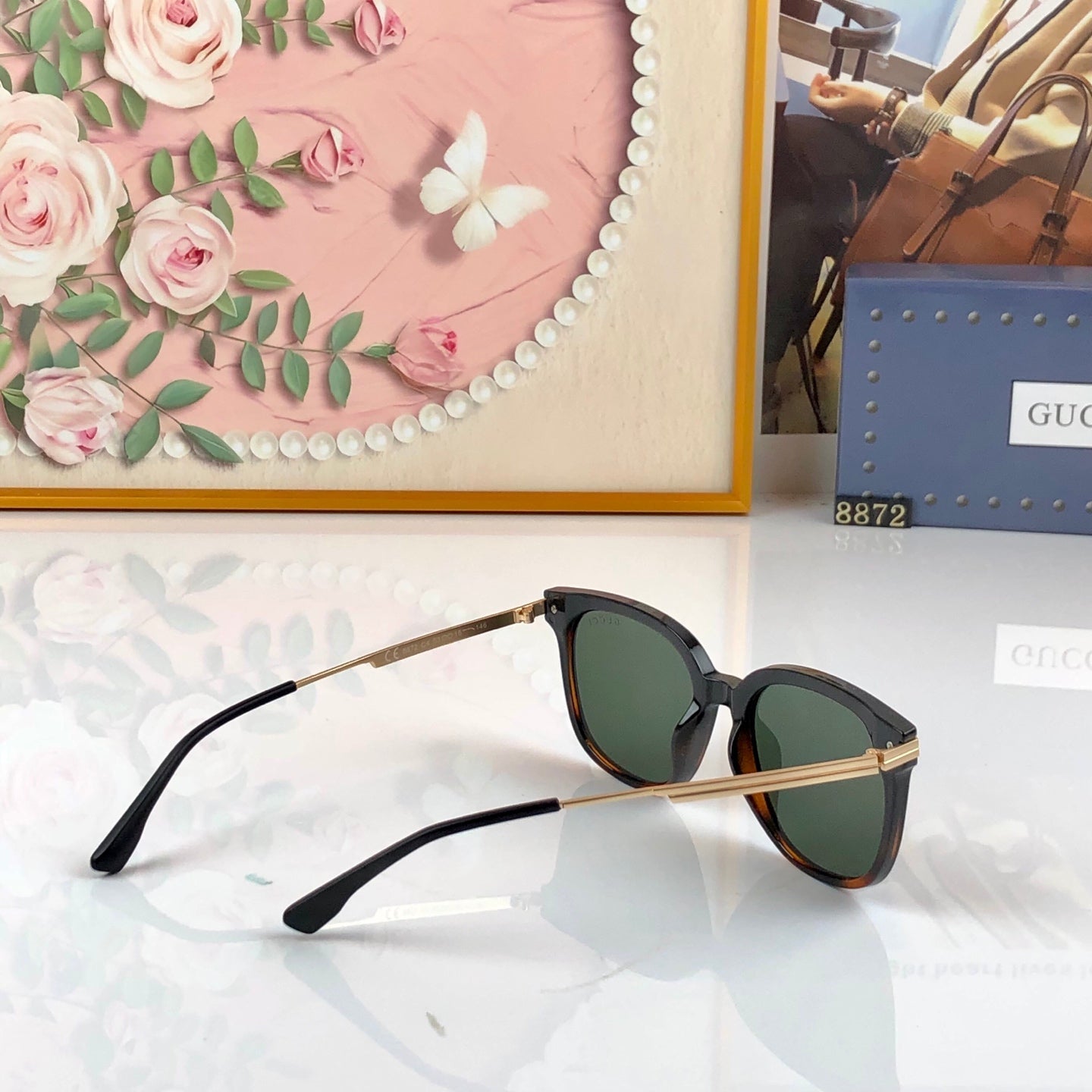 GUCCI 26S SQUARE FRAME IN ACETATE 422466
