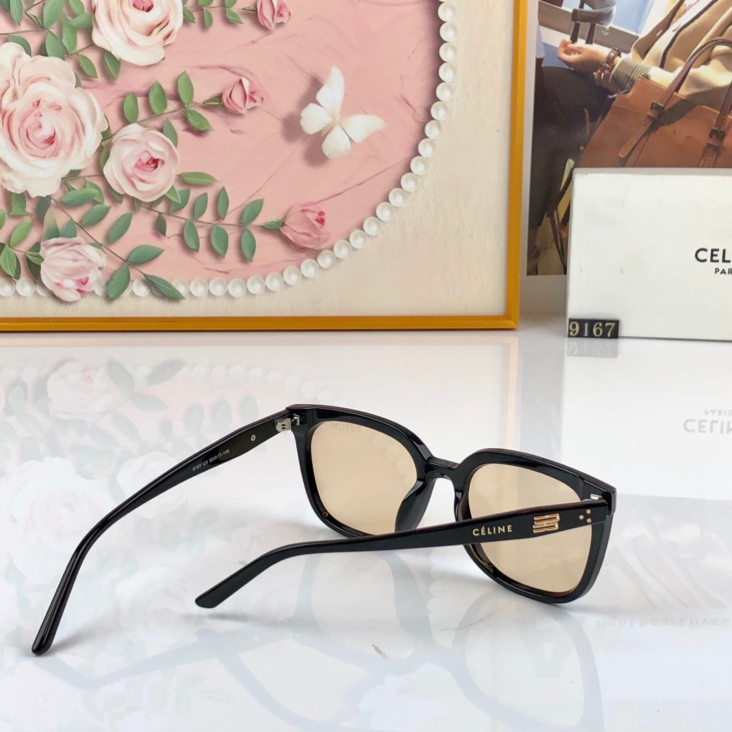 CELINE 26S SQUARE FRAME IN ACETATE 426531