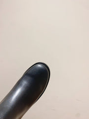 CC HIGH BOOTS IN BLACK QUILTED CALFSKIN