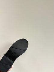 VIV' RANGERS CHELSEA ANKLE BOOTS IN BLACK CALFSKIN WITH SILVER CRYSTAL BUCKLE