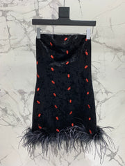 YSL 25S OFF-SHOULDER DRESS STYLE 160