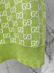 GUCCI 26S SHORT-SLEEVE KNIT POLO SHIRT 471