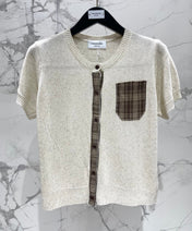 THOM 26S SHORT SLEEVE KNIT TOP STYLE 248