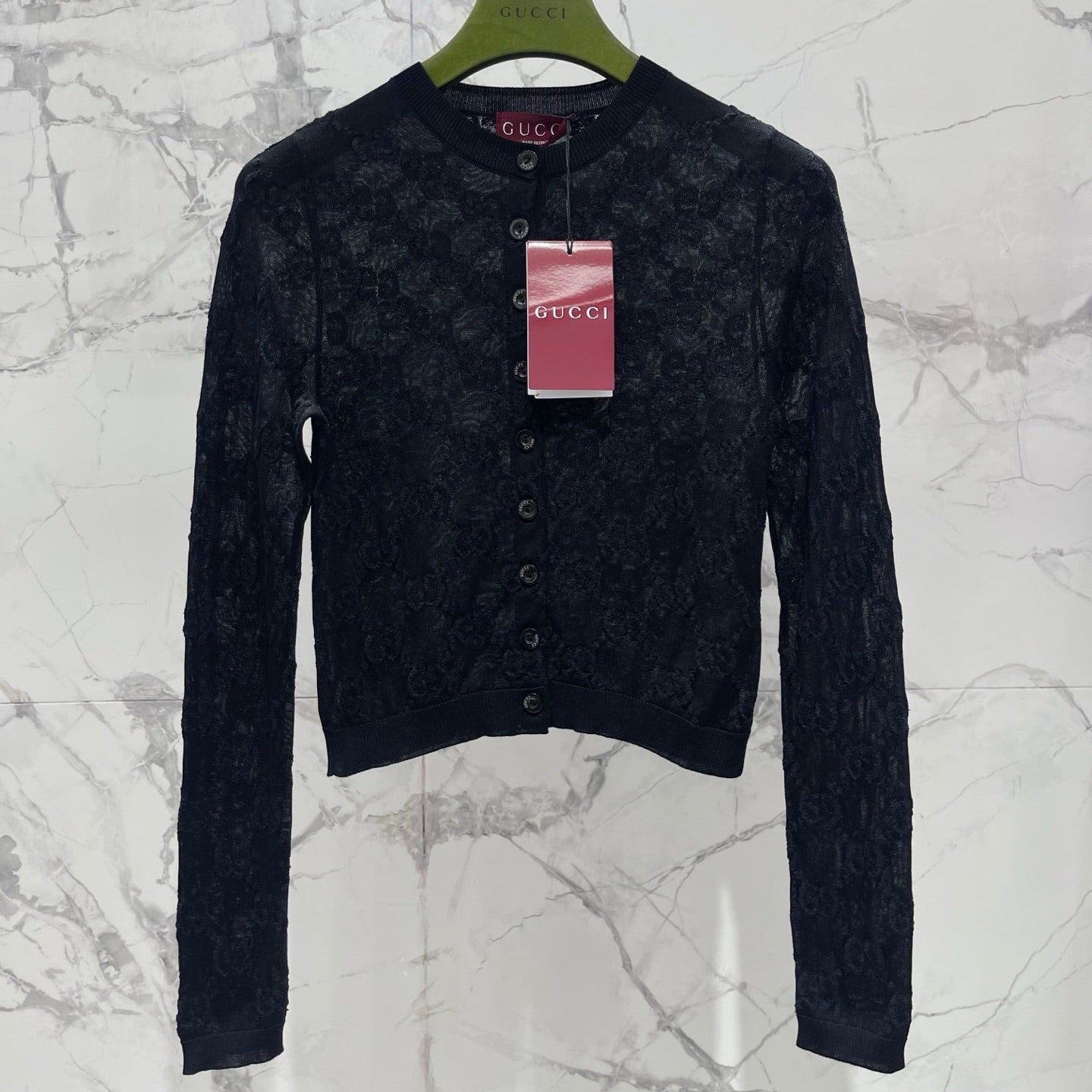 GUCCI 26S ROUND-NECK CARDIGAN 402