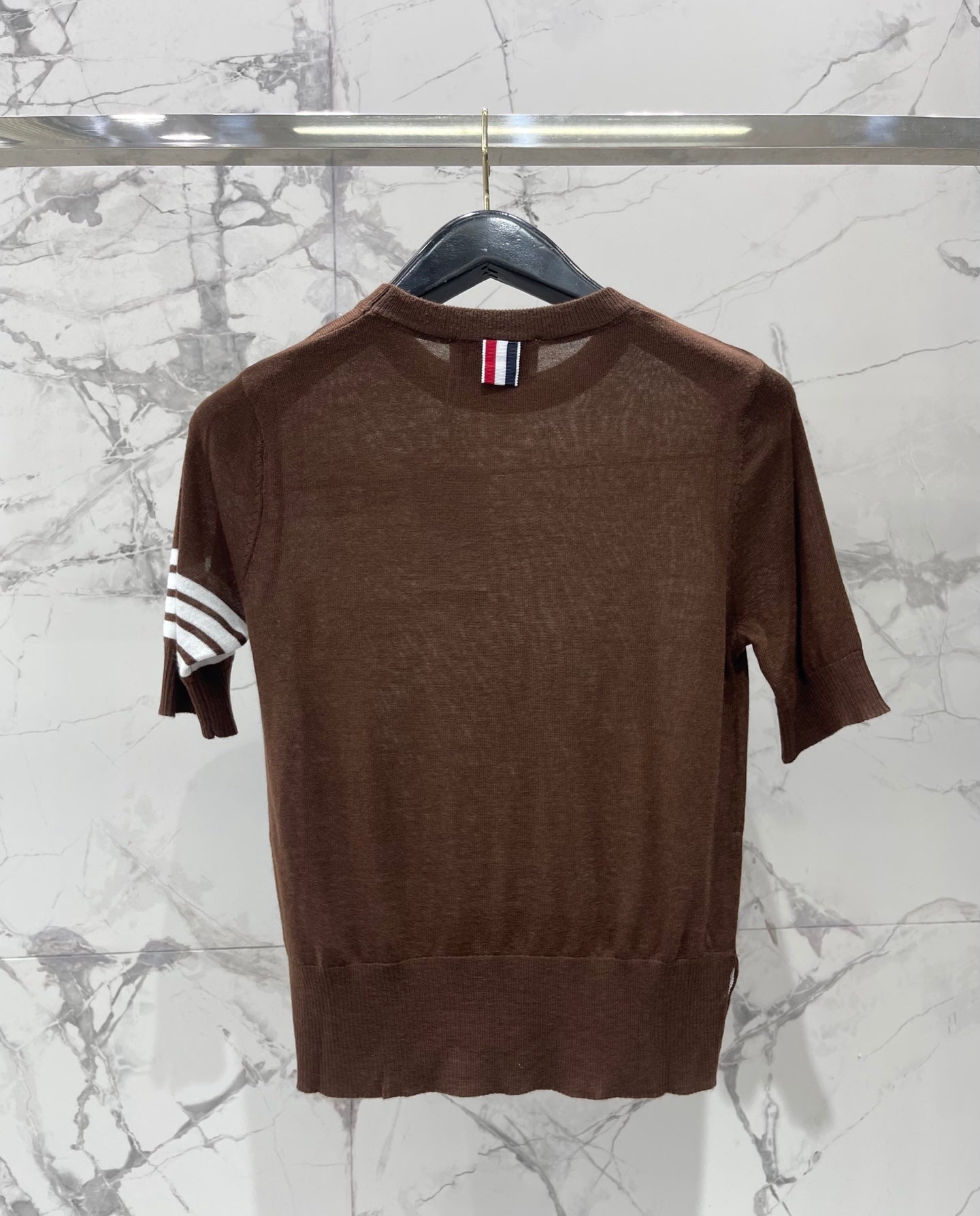 THOM 26S SHORT-SLEEVE KNIT TOP STYLE 224