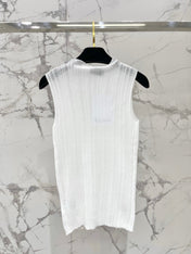 CHANEL 26S SLEEVELESS KNIT TOP 1318