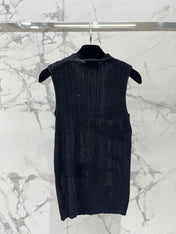 CHANEL 26S SLEEVELESS KNIT TOP 1317
