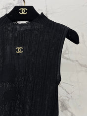 CHANEL 26S SLEEVELESS KNIT TOP 1317