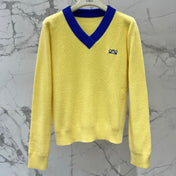 LOEWE 26S V-NECK KNITTED SWEATER 555