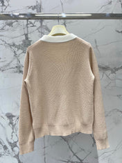 LOEWE 26S V-NECK KNITTED SWEATER 554