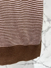 YSL 26S SHORT-SLEEVE MOCK NECK KNIT TOP 488
