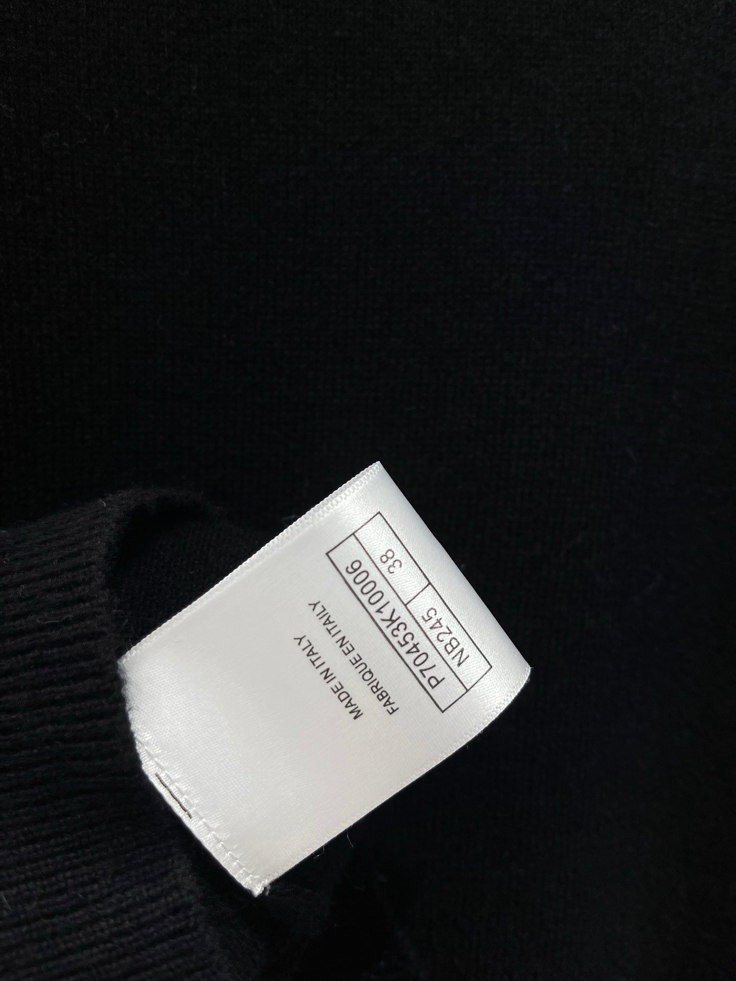 CHANEL 26S NECK KNIT SWEATER 1549