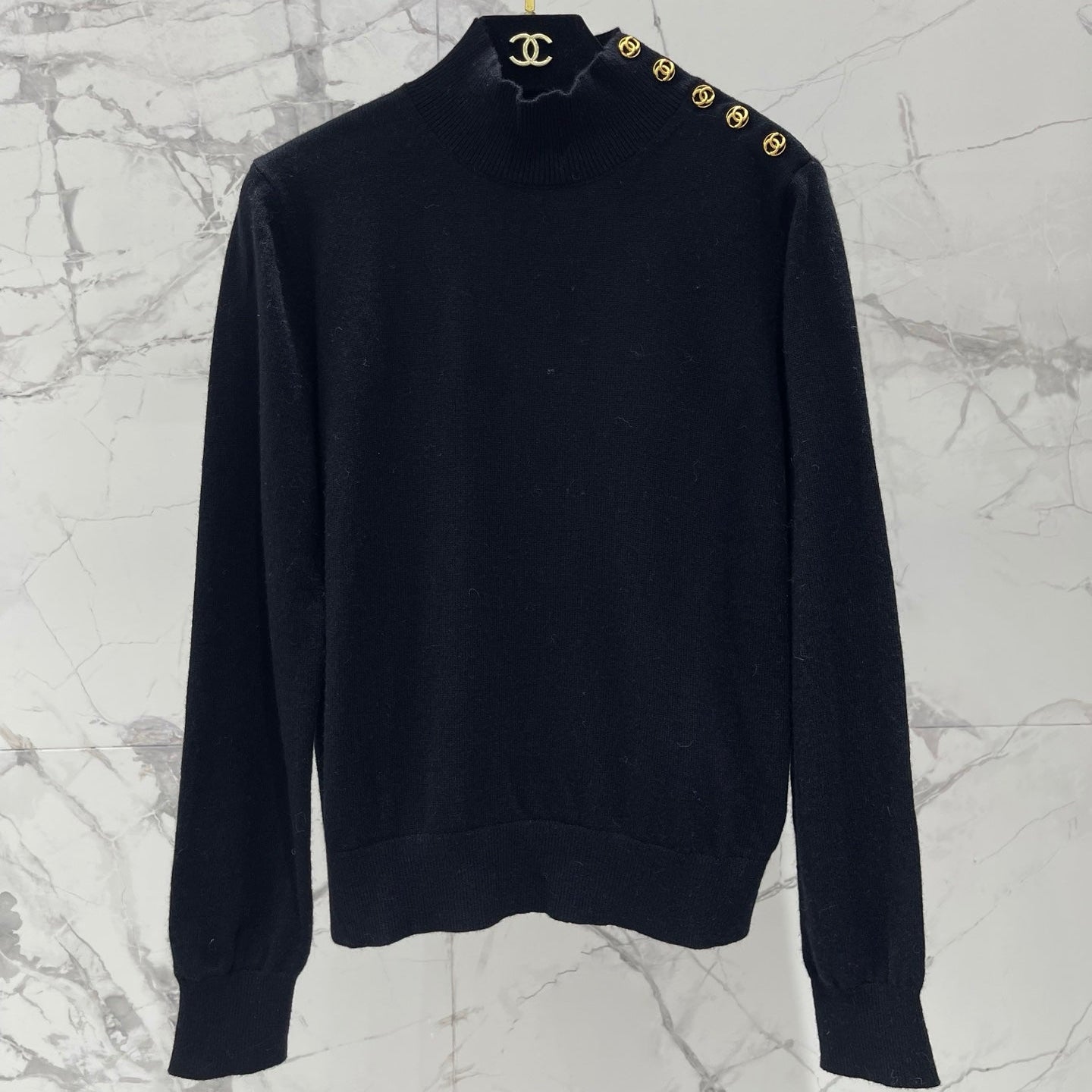 CHANEL 26S NECK KNIT SWEATER 1549