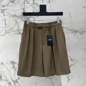 YSL 26S PLEATED BERMUDA SHORTS 455