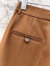 YSL 26S PLEATED BERMUDA SHORTS 456