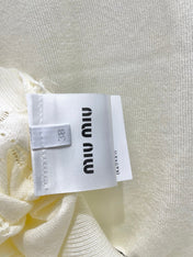 MIUMIU 26S SLEEVELESS KNIT TOP 1438