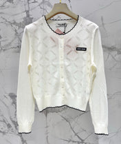 MIUMIU 26S KNIT CARDIGAN 1436