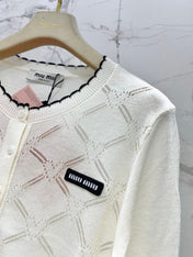 MIUMIU 26S KNIT CARDIGAN 1436