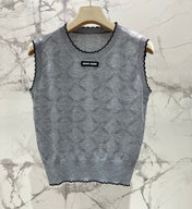 MIUMIU 26S SLEEVELESS KNIT TOP 1435