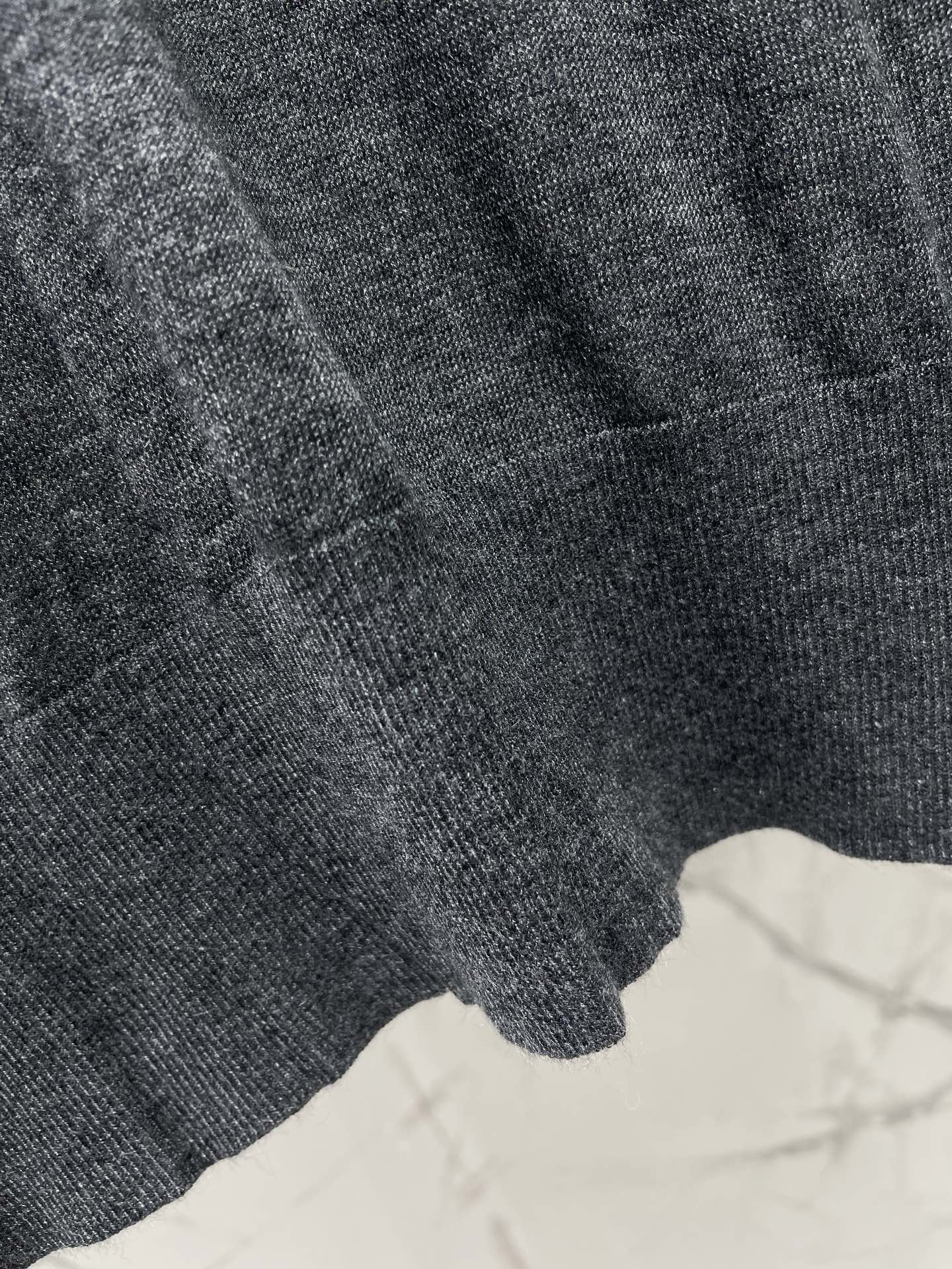 THOM 26S KNIT LONG-SLEEVE POLO 312