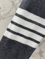 THOM 26S KNIT LONG-SLEEVE POLO 312