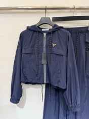 PRADA 26S JACKET AND STRAIGHT-LEG PANTS SET 1033