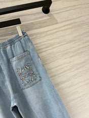 LOEWE 26S WIDE-LEG CROPPED JEANS 588