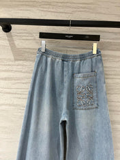 LOEWE 26S WIDE-LEG CROPPED JEANS 588