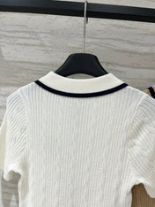 LOEWE 26S CABLE-KNIT LOGO SWEATER TOP 534