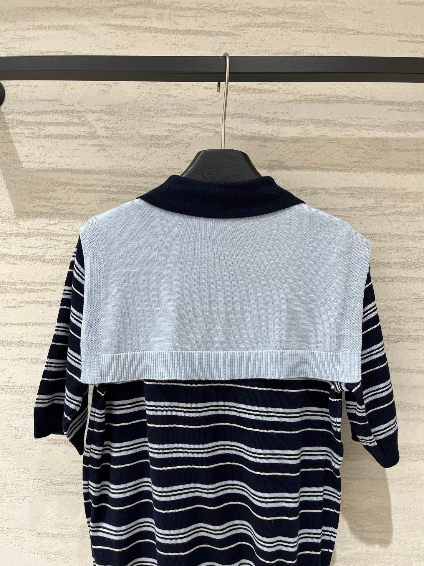 PRADA 26S SHORT-SLEEVE POLO SWEATER 1168