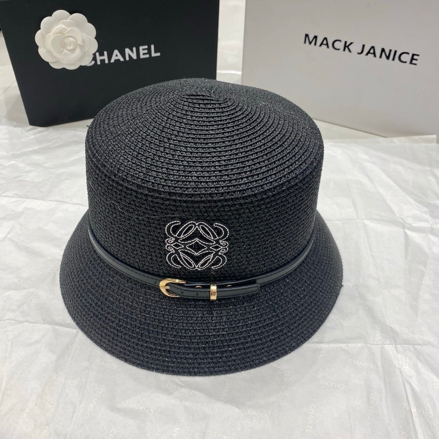 LOEWE 26S STRAW BUCKET HAT STYLE 169