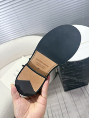 BOTTEGA VENETA 26S TALL BOOTS IN BLACK CALFSKIN WITH ROPE DETAIL