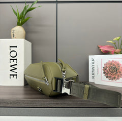 CONVERTIBLE SLING 32 IN OLIVE GREEN CLASSIC CALFSKIN